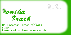 monika krach business card